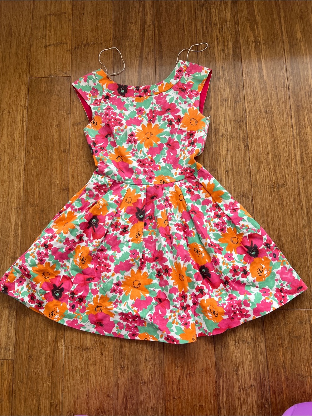 Zara TRF Women's Fit and Flare Floral Summer Dress